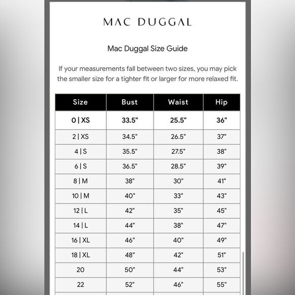 Mac Duggal 9136 / size 4 - Picture 8 of 8